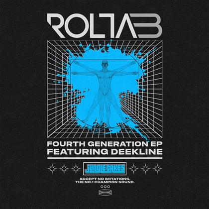 Fourth Generation EP album by Ed Solo, Deekline & Rolla B - Drum and Bass Cover Art