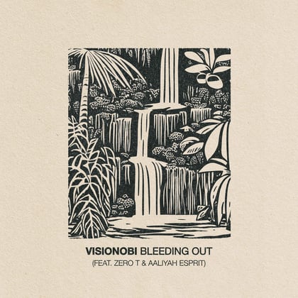 Bleeding Out album by Zero T - Drum and Bass Cover Art