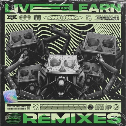 Live & Learn (Zombie Cats & Nemean Remix) album by Crissy Criss, Zombie Cats & Nemean - Drum and Bass Cover Art