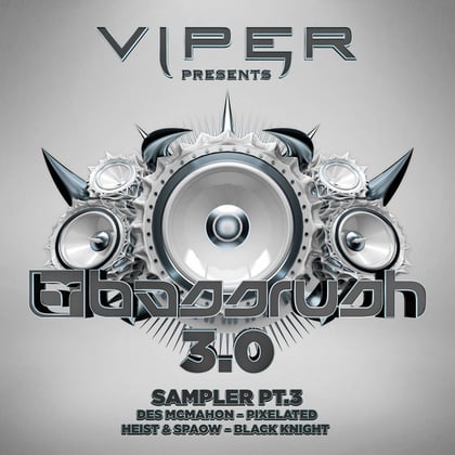 Bassrush 3.0 / Sampler, Pt. 3 album by Zero G, Des McMahon, Heist & Spaow - Drum and Bass Cover Art