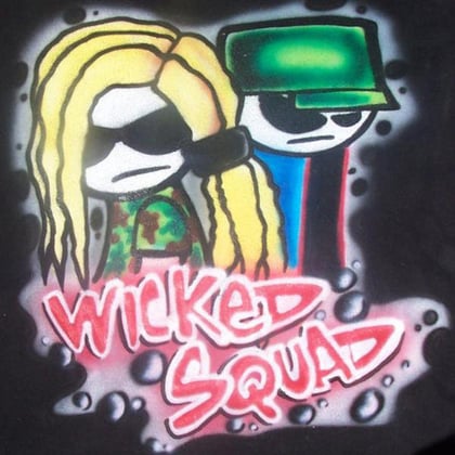 WickedDigital01 album by Wickedsquad - Drum and Bass Cover Art