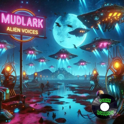 ALIEN VOICES EP album by Mudlark - Drum and Bass Cover Art