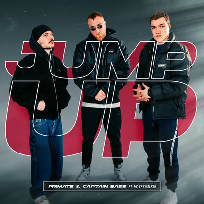Jump Up album by Captain Bass - Drum and Bass Cover Art
