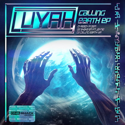 Calling Earth EP album by LUYAH - Drum and Bass Cover Art