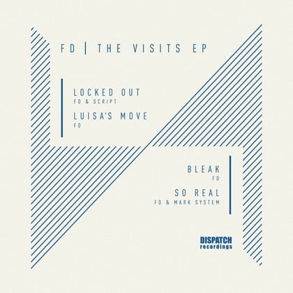 The Visits EP album by FD - Drum and Bass Cover Art