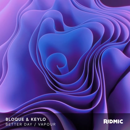 Better Day / Vapour album by Bloque & Keylo - Drum and Bass Cover Art
