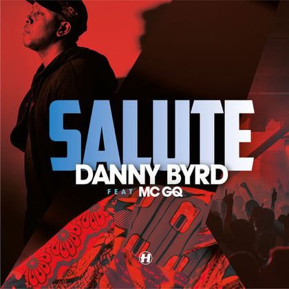 Salute album by Danny Byrd - Drum and Bass Cover Art