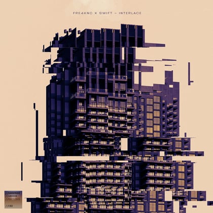 Interlace album by Fre4knc - Drum and Bass Cover Art
