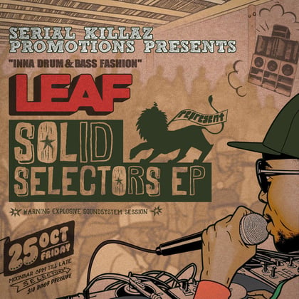 Solid Selectors EP album by Leaf - Drum and Bass Cover Art