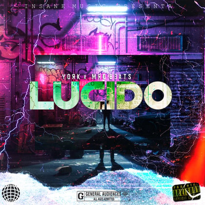 L Ú C I D O album by York - Drum and Bass Cover Art
