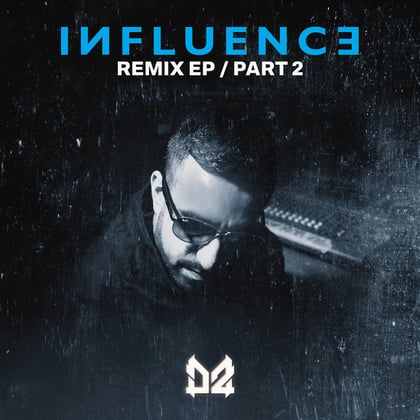 Influence Remix - Part 2 album by Ed Solo & Dope Ammo - Drum and Bass Cover Art