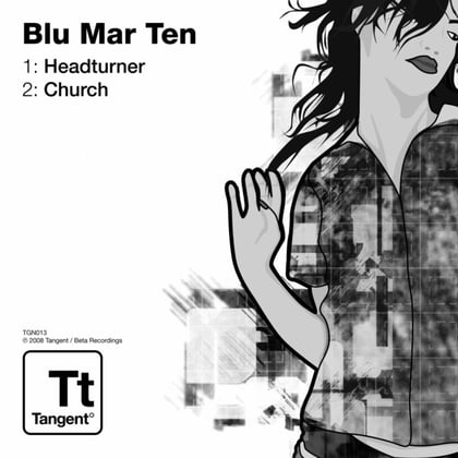 Headhunter / Church album by Blu Mar Ten - Drum and Bass Cover Art