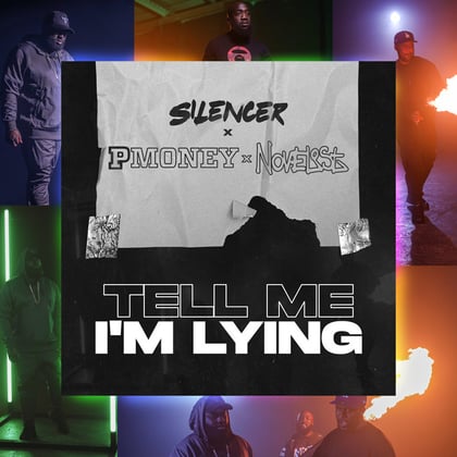 Tell Me I'm Lying album by P Money, Silencer & Novelist - Drum and Bass Cover Art