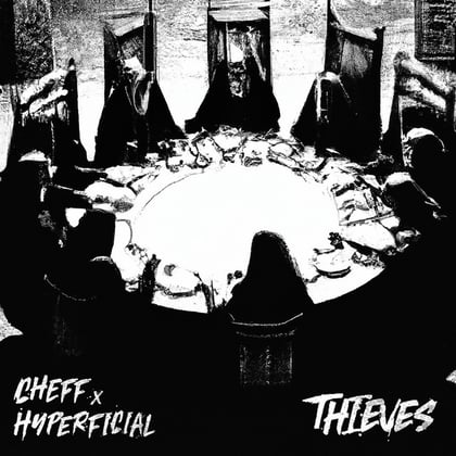 Thieves album by CHEFF - Drum and Bass Cover Art