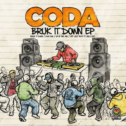 Bruk It Down E.P album by Coda - Drum and Bass Cover Art