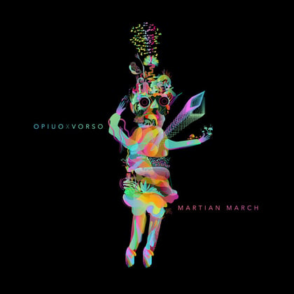 Martian March album by Vorso - Drum and Bass Cover Art