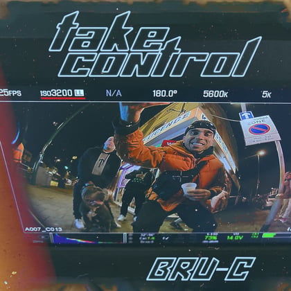 Take Control album by Bru-C - Drum and Bass Cover Art