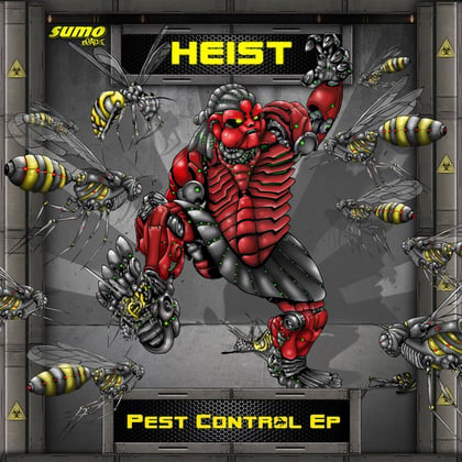 Pest Control EP album by Spaow, Zero G & Heist - Drum and Bass Cover Art