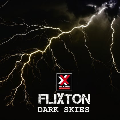 Dark Skies album by Flixton - Drum and Bass Cover Art