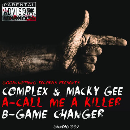 Call Me A Killer / Game Changer album by Complex & Macky Gee - Drum and Bass Cover Art
