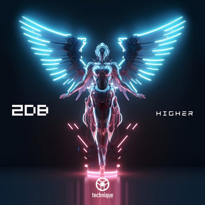 Higher album by 2DB - Drum and Bass Cover Art