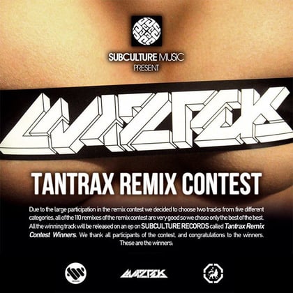 Tantrax Remix Contest Winners album by Maztek - Drum and Bass Cover Art