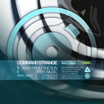 Dirty Music EP album by Alibi & Command Strange - Drum and Bass Cover Art