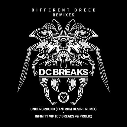 Infinity VIP / Underground (Tantrum Desire Remix) album by DC Breaks - Drum and Bass Cover Art