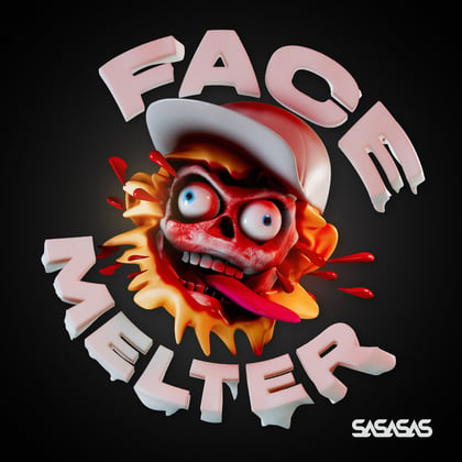 Face Melter album by SASASAS, DJ Phantasy & Harry Shotta - Drum and Bass Cover Art