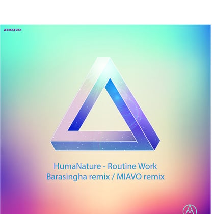 Routine Work - The Remixes EP album by Championdnb, Humanature, Barasingha & MIAVO - Drum and Bass Cover Art