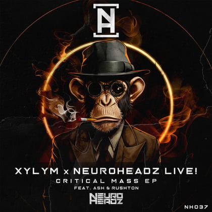 Critical Mass EP (feat. ASH & Rushton) album by Xylym & Neuroheadz LIVE! - Drum and Bass Cover Art