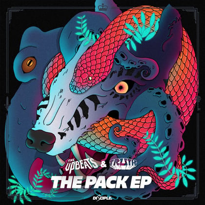 The Pack EP album by The Upbeats - Drum and Bass Cover Art