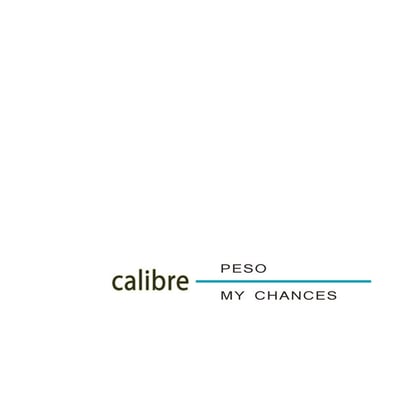 Peso / My Chances (2024 Remasters) album by Calibre - Drum and Bass Cover Art