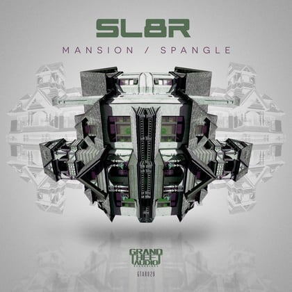 Mansion / Spangle album by Sl8r - Drum and Bass Cover Art