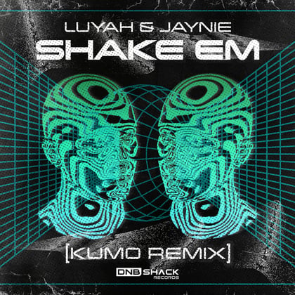 Shake Em (Kumo Remix) album by LUYAH & Kumo - Drum and Bass Cover Art