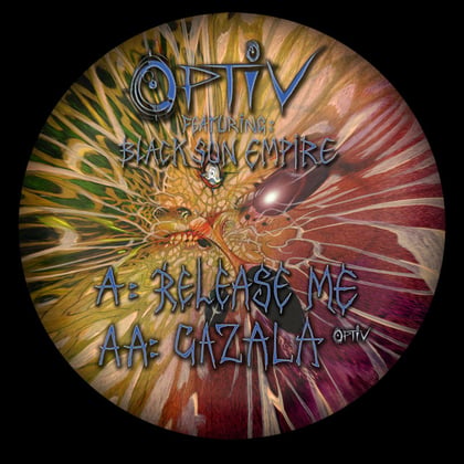 Release Me / Gazala album by Optiv - Drum and Bass Cover Art