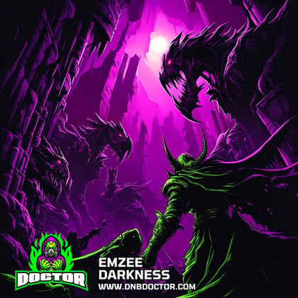 Darkness album by EmZee - Drum and Bass Cover Art