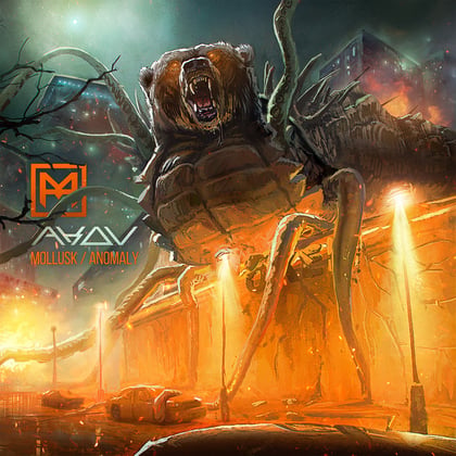 Mollusk / Anomaly album by AKOV - Drum and Bass Cover Art