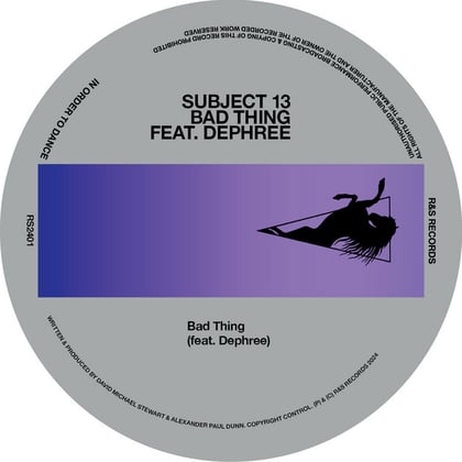 Bad Thing album by Subject 13 - Drum and Bass Cover Art