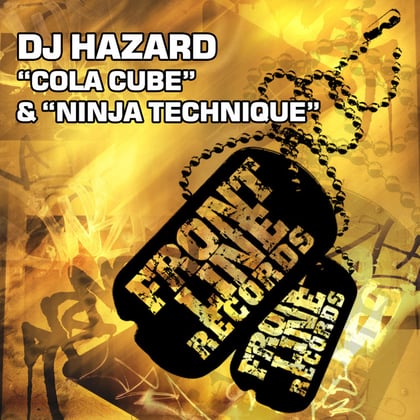Cola Cube / Ninja Technique album by DJ Hazard - Drum and Bass Cover Art