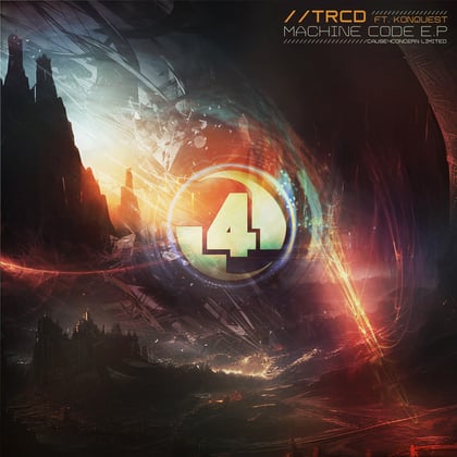 Machine Code album by TRCD - Drum and Bass Cover Art