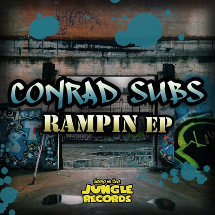 Rampin album by Conrad Subs - Drum and Bass Cover Art