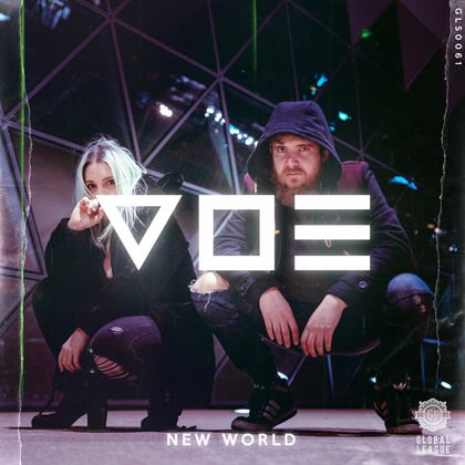 New World album by V O E - Drum and Bass Cover Art