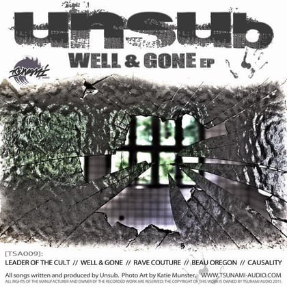 Well And Gone EP album by UnSub - Drum and Bass Cover Art