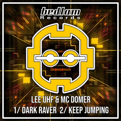 Dark Raver / Keep Jumping album by Lee UHF - Drum and Bass Cover Art