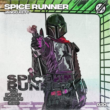 Spice Runner album by Jango Kett - Drum and Bass Cover Art