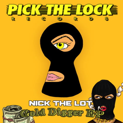 Gold Digger EP album by Nick The Lot - Drum and Bass Cover Art