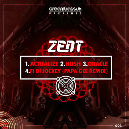 Actualize EP album by Dj Zent - Drum and Bass Cover Art