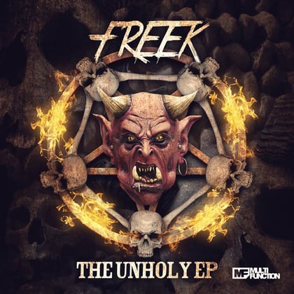 The Unholy album by Freek - Drum and Bass Cover Art
