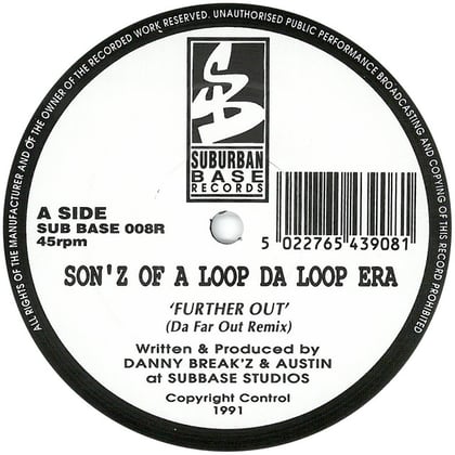 Further Out/Let Your Mind Be Free album by Sonz Of A Loop Da Loop Era - Drum and Bass Cover Art